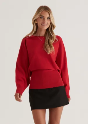 Nouveau Sweater - Red