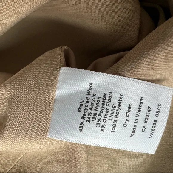 NWOT Talbots Plaid Wool A-Line Skirt in Pink and Brown