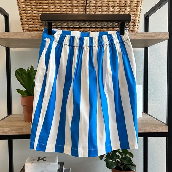 NWT Boden Vertical Stripe Skirt w/Pockets, 2P