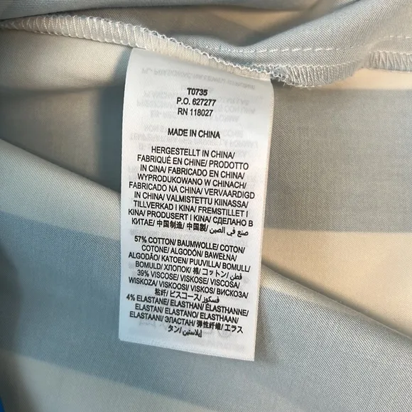 NWT Boden Vertical Stripe Skirt w/Pockets, 2P