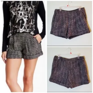 NWT! CATHERINE by Catherine Malandrino Chic Tweed Tailored Shorts Size 10