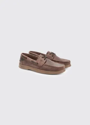 Oceania Mens dubarrylite™ Two Eye-Tie Moccasin - Old Rum