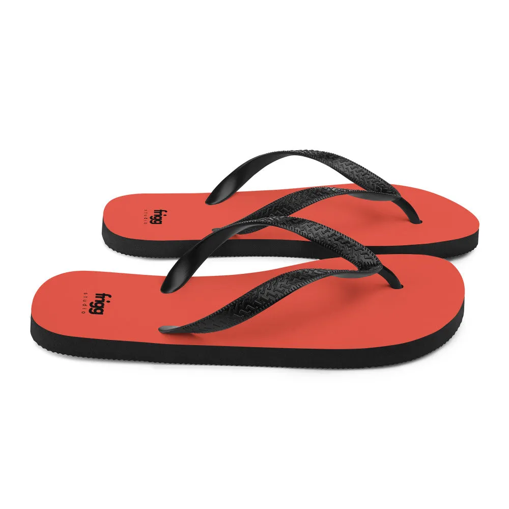 ORANGE RED - FLIP-FLOPS
