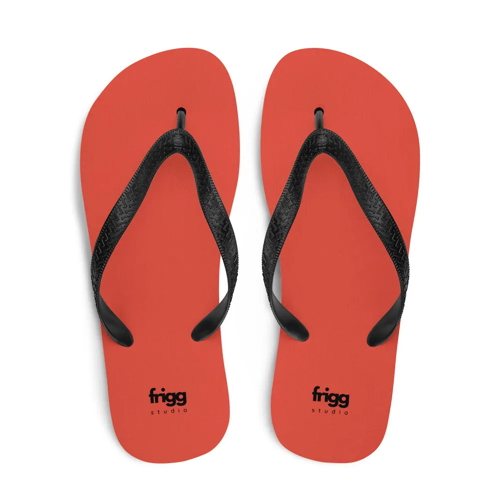 ORANGE RED - FLIP-FLOPS