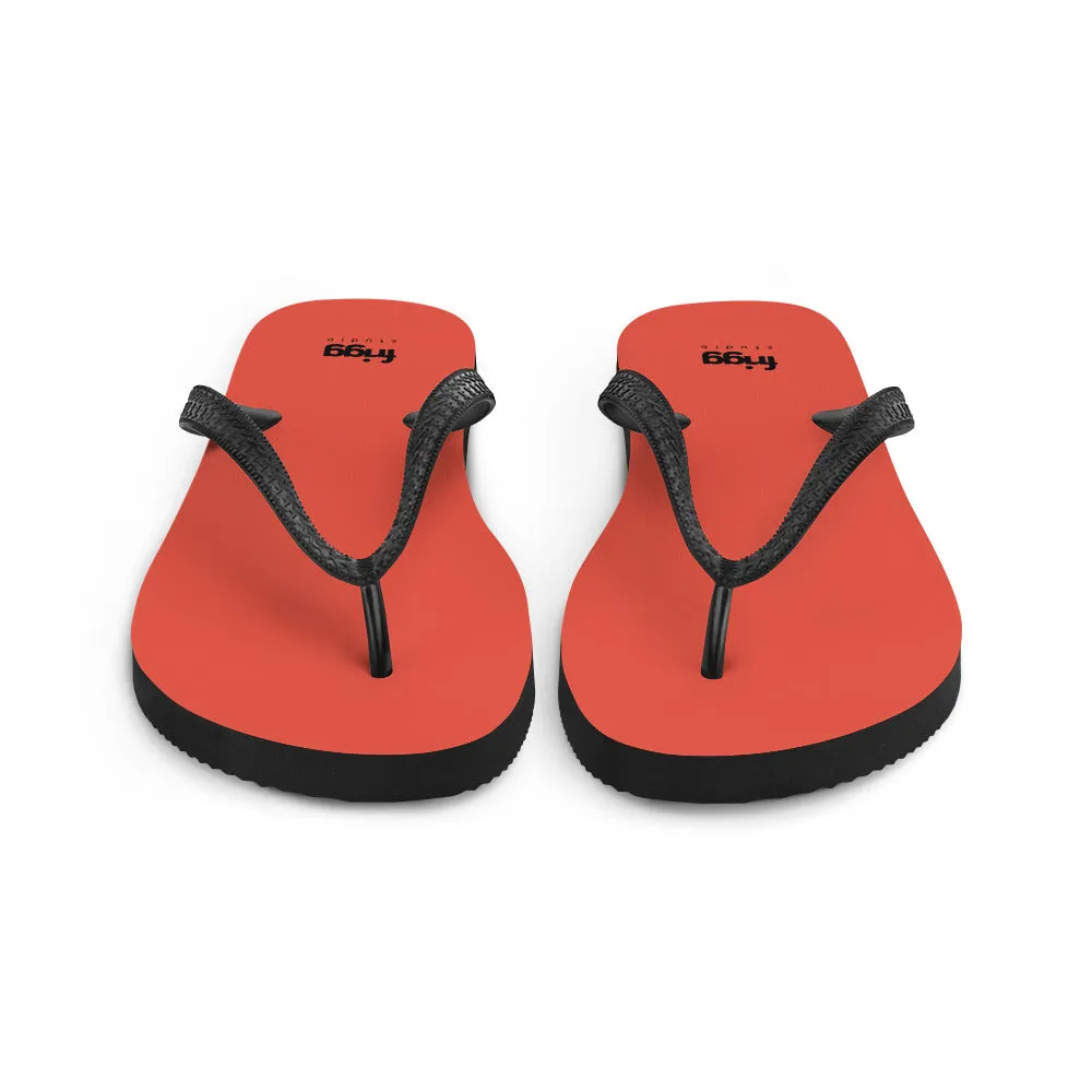 ORANGE RED - FLIP-FLOPS