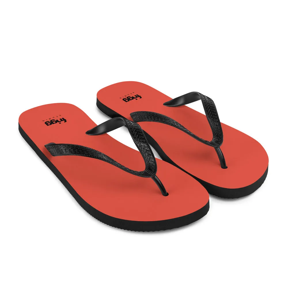ORANGE RED - FLIP-FLOPS