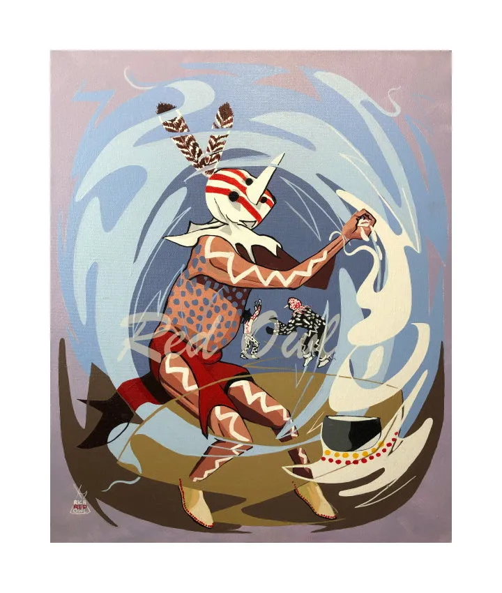 Original Acrylic on Canvas - Kettle Dancer