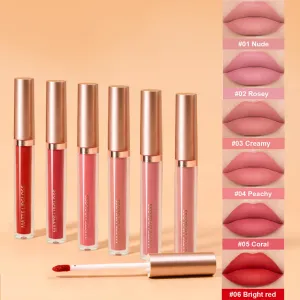 OWIIZI Matte Lip Glosses Matte Waterproof No Stain on Cup Lip Gloss