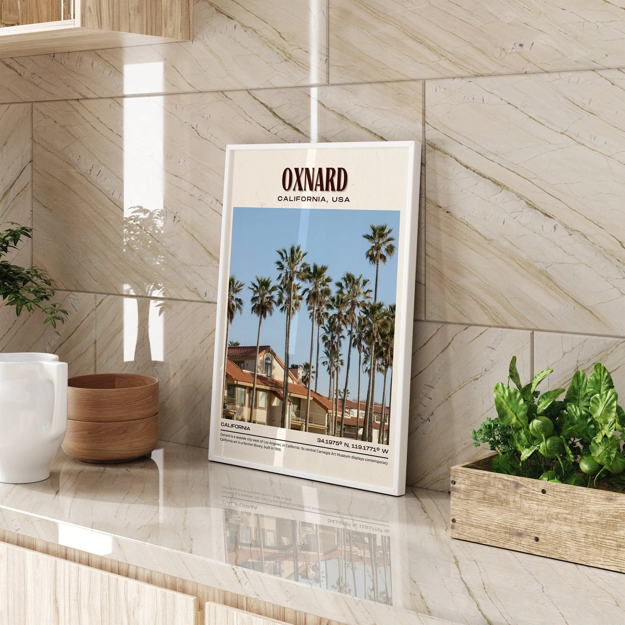 Oxnard Vintage Wall Art, California, USA