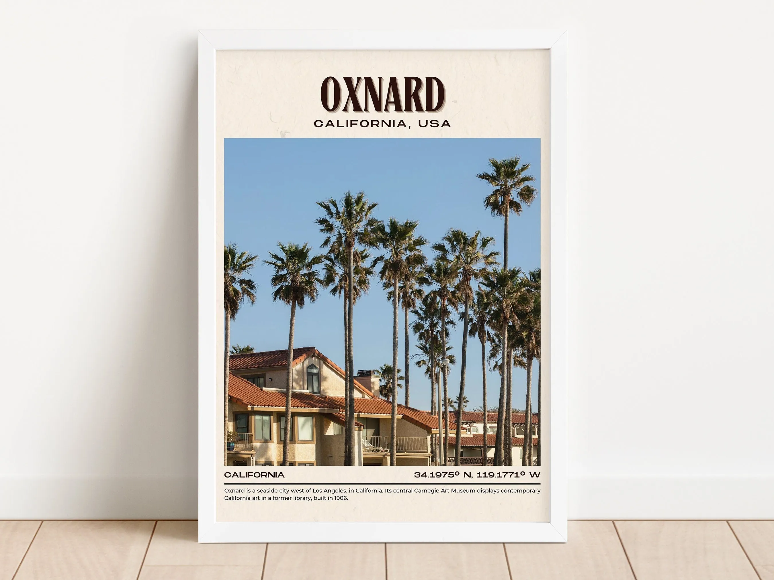 Oxnard Vintage Wall Art, California, USA