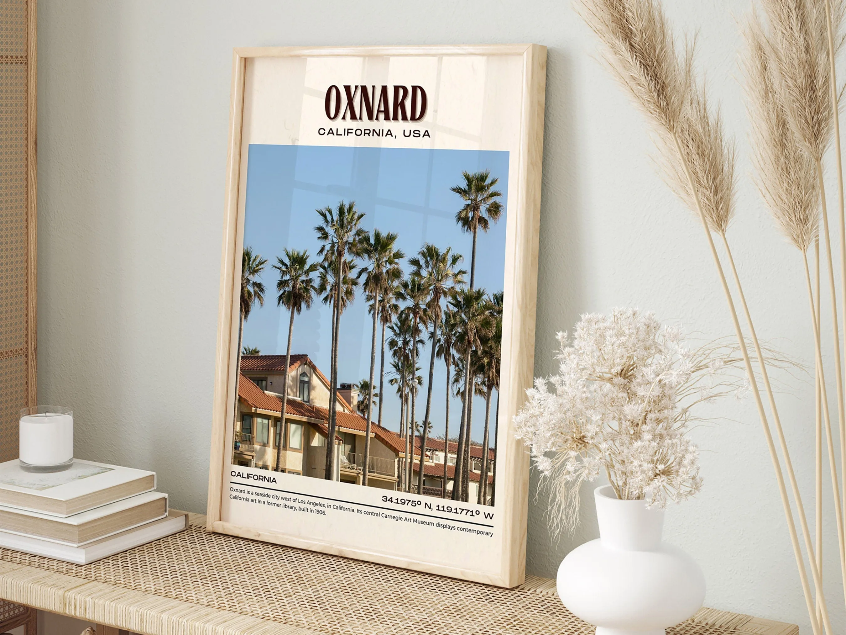 Oxnard Vintage Wall Art, California, USA