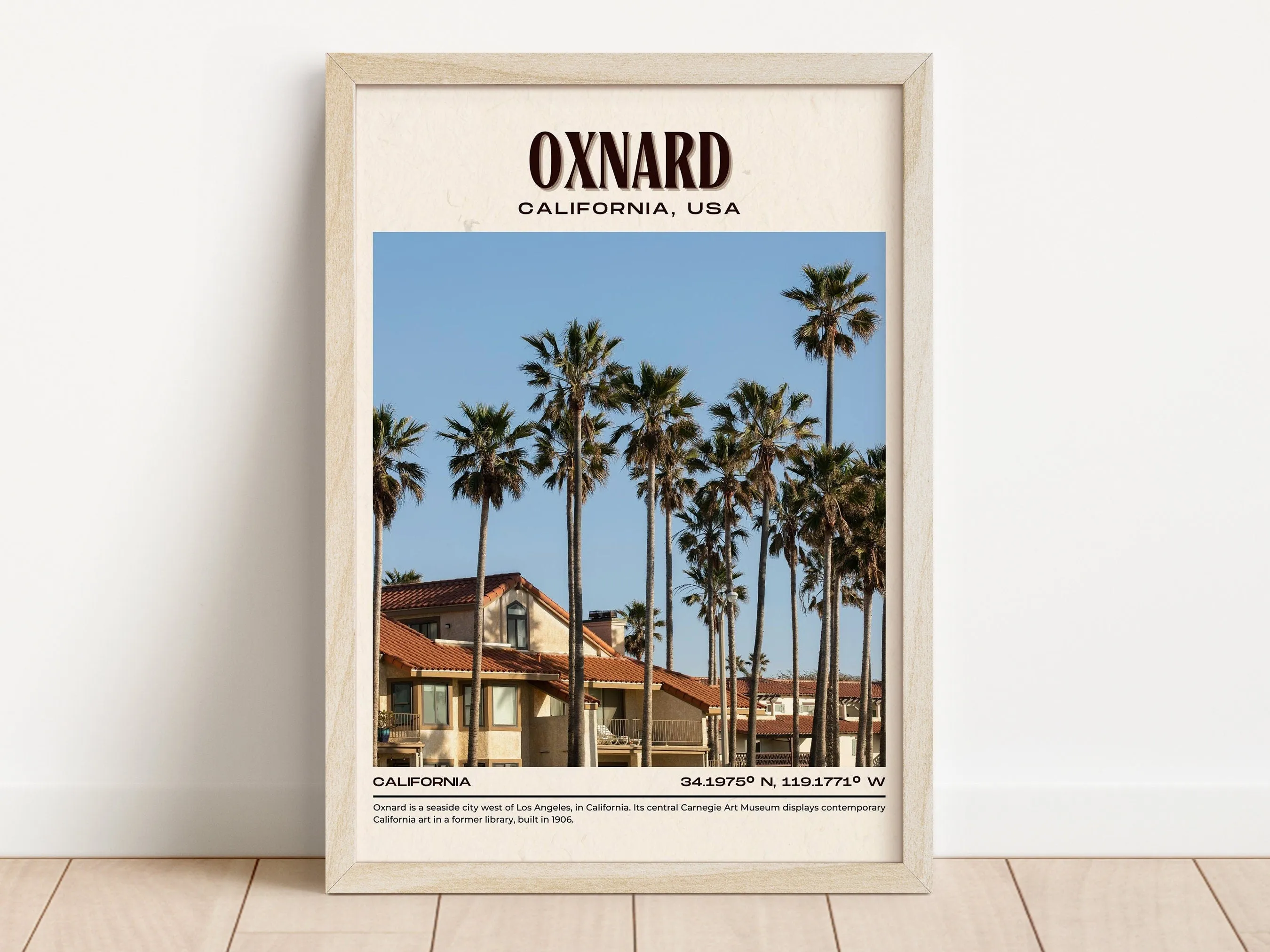 Oxnard Vintage Wall Art, California, USA