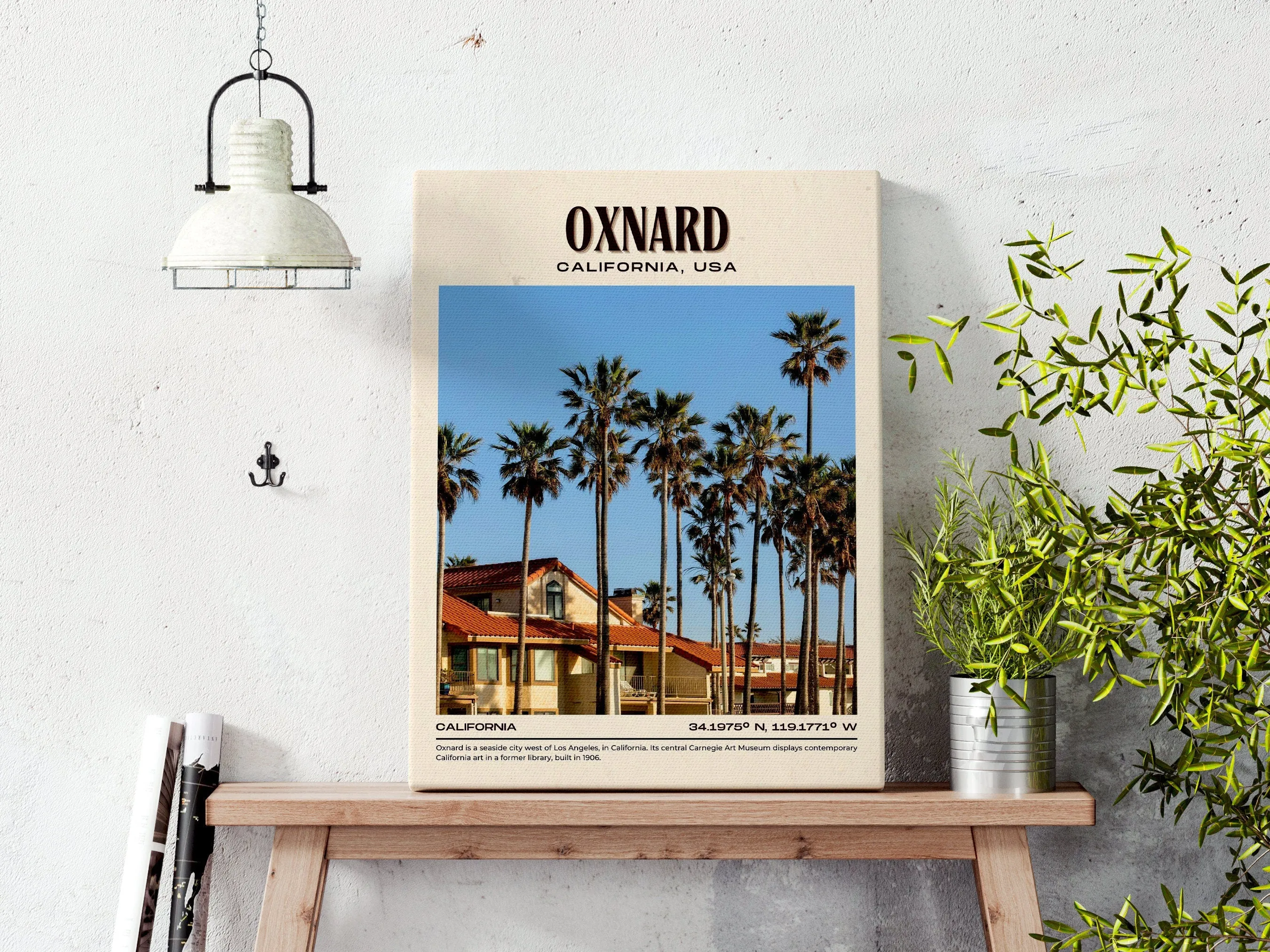 Oxnard Vintage Wall Art, California, USA