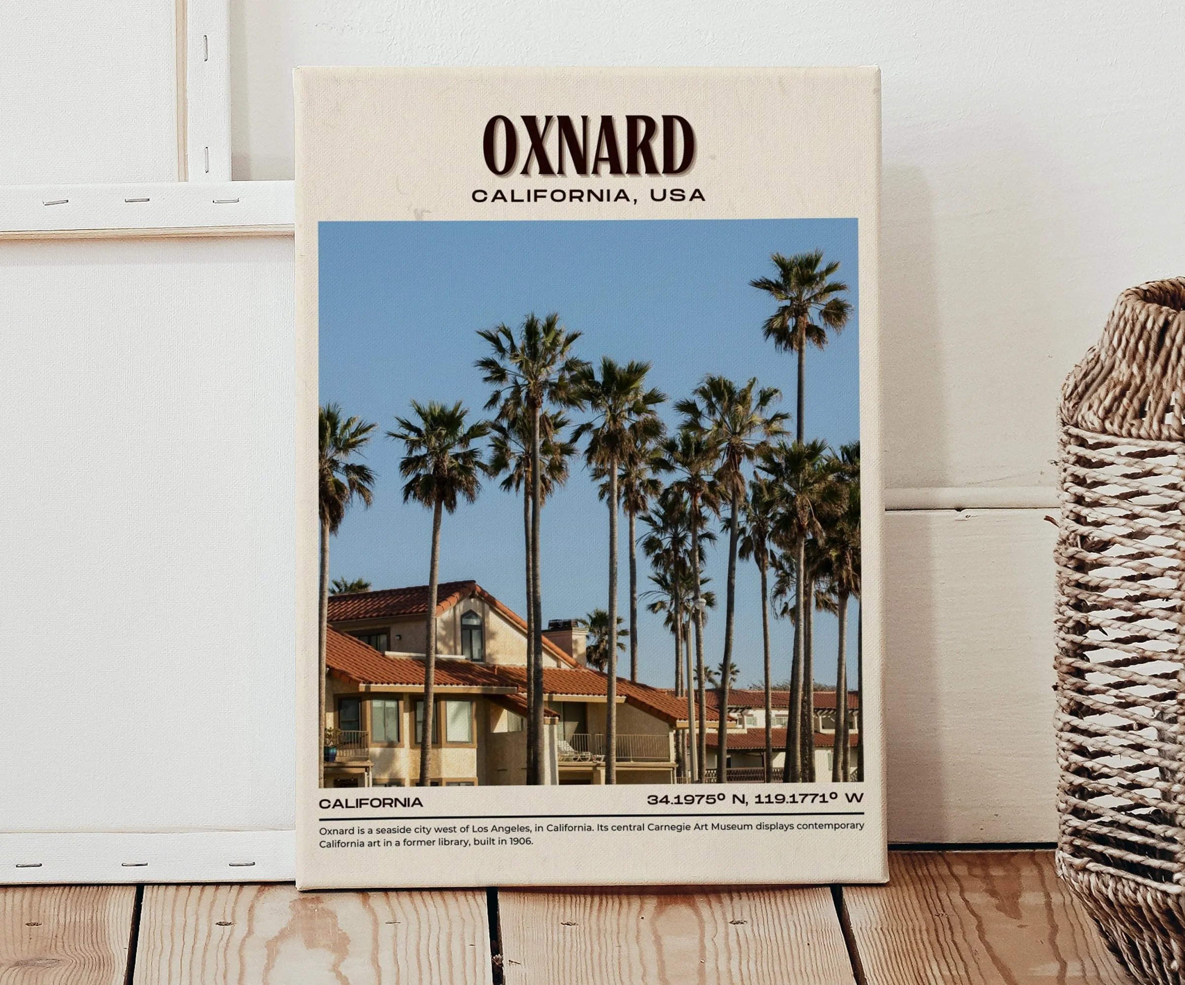 Oxnard Vintage Wall Art, California, USA