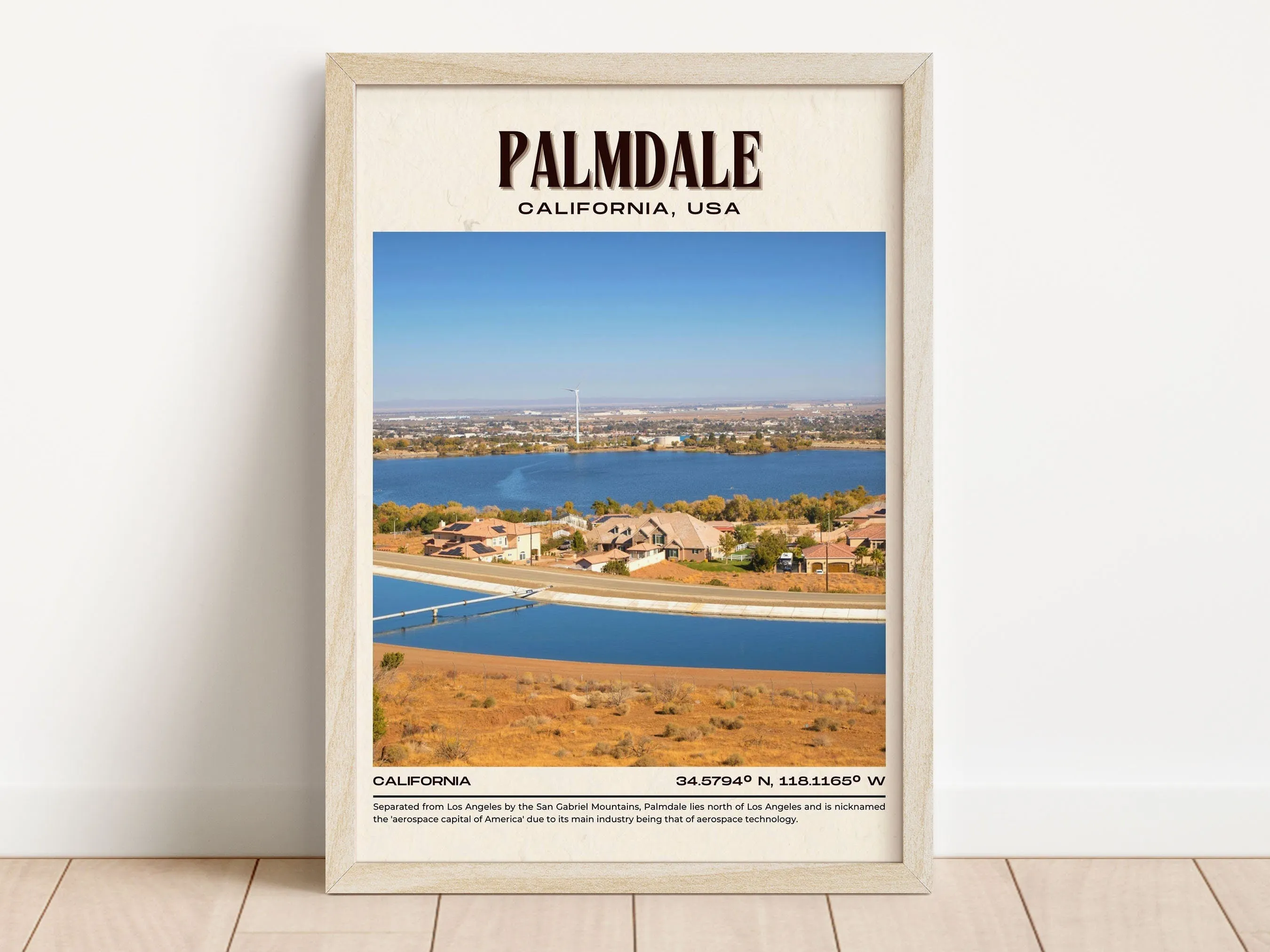 Palmdale Vintage Wall Art, California, USA