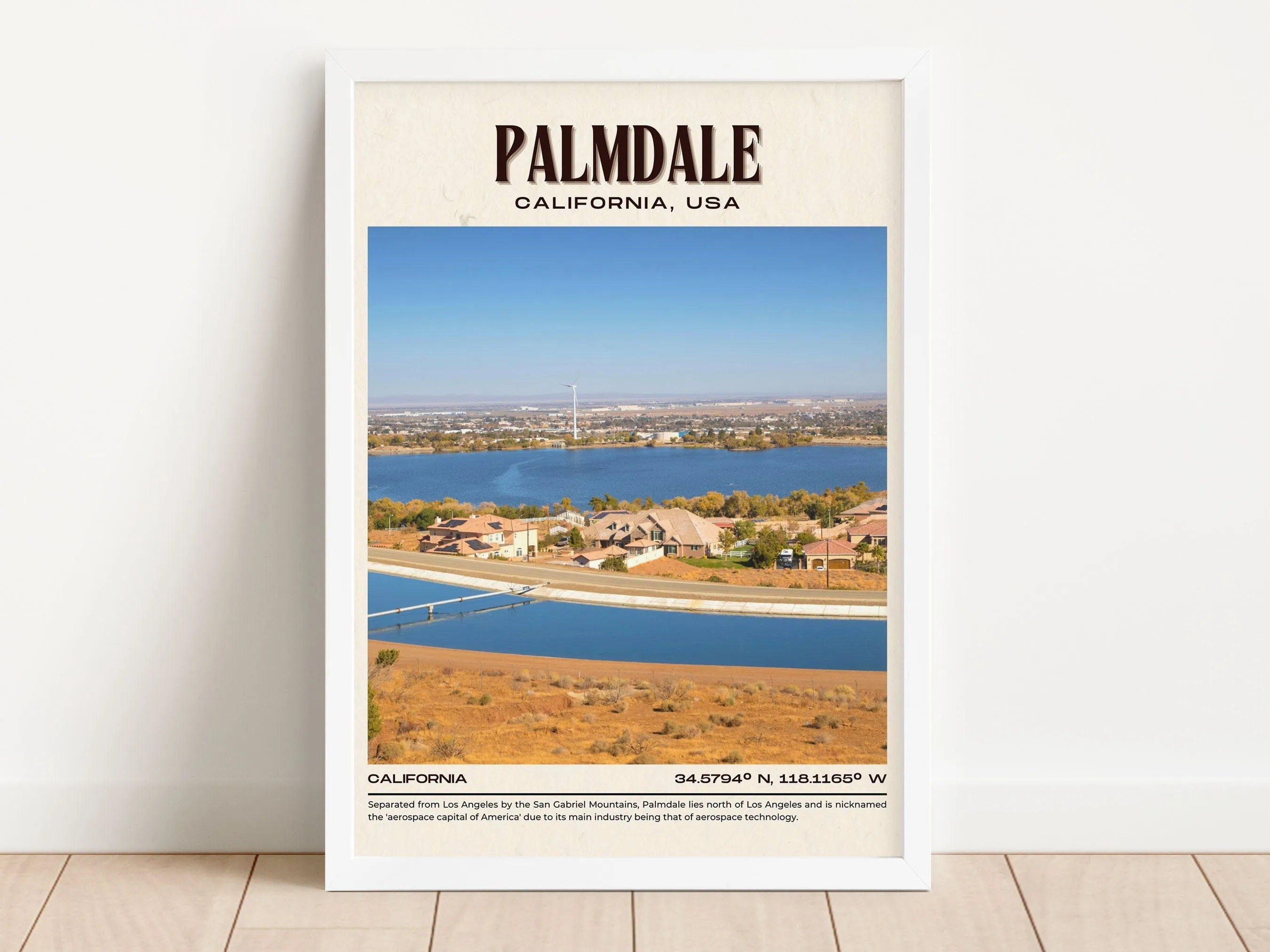 Palmdale Vintage Wall Art, California, USA