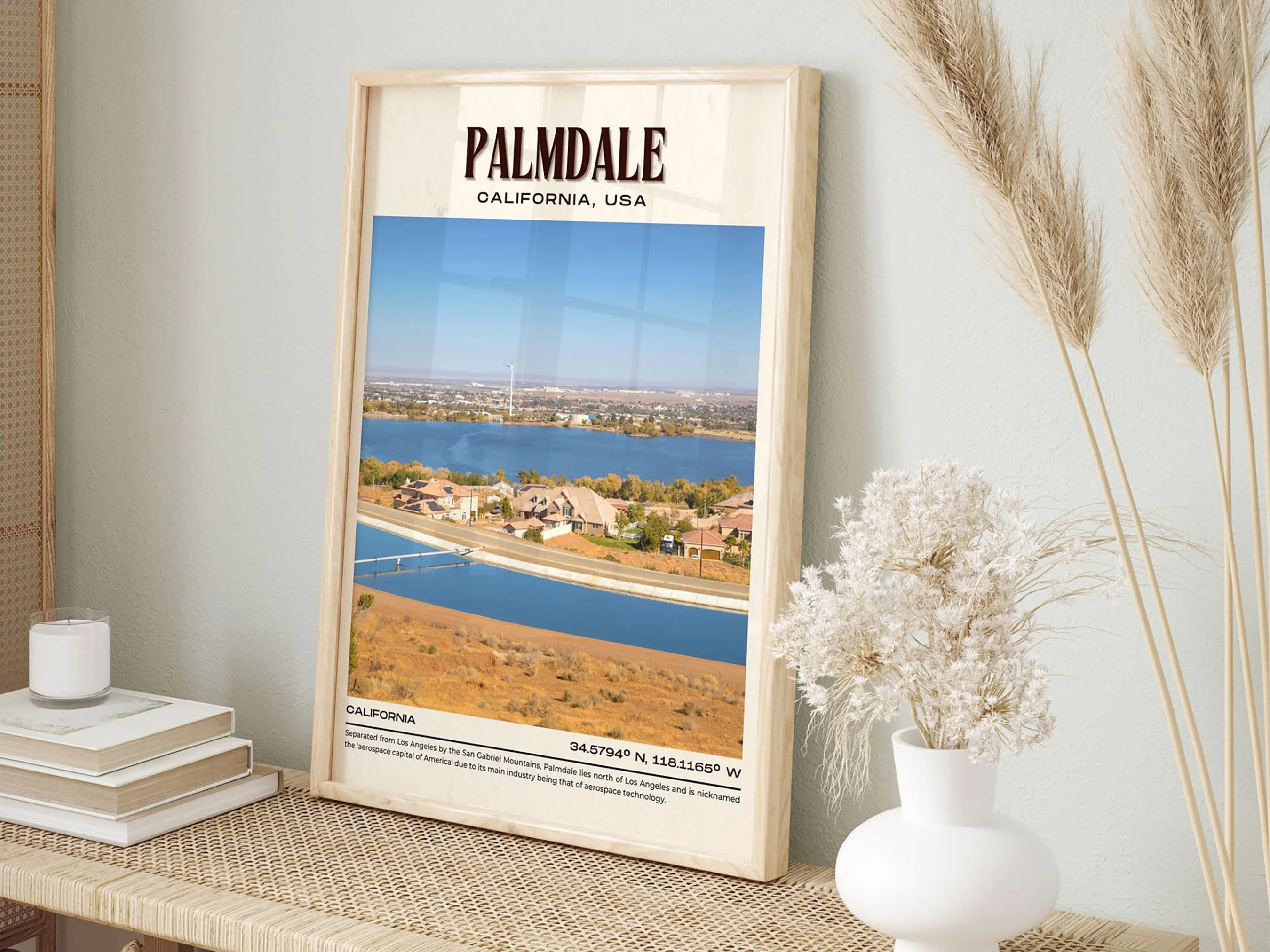 Palmdale Vintage Wall Art, California, USA