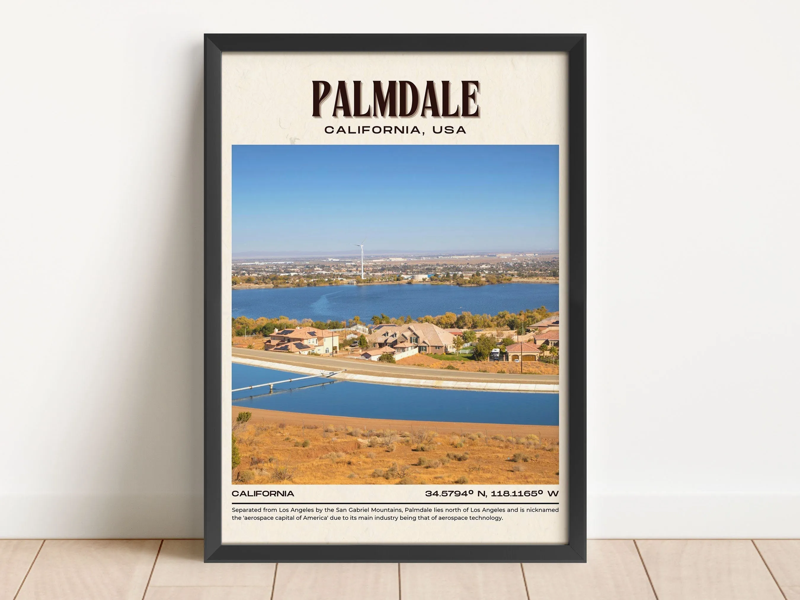 Palmdale Vintage Wall Art, California, USA