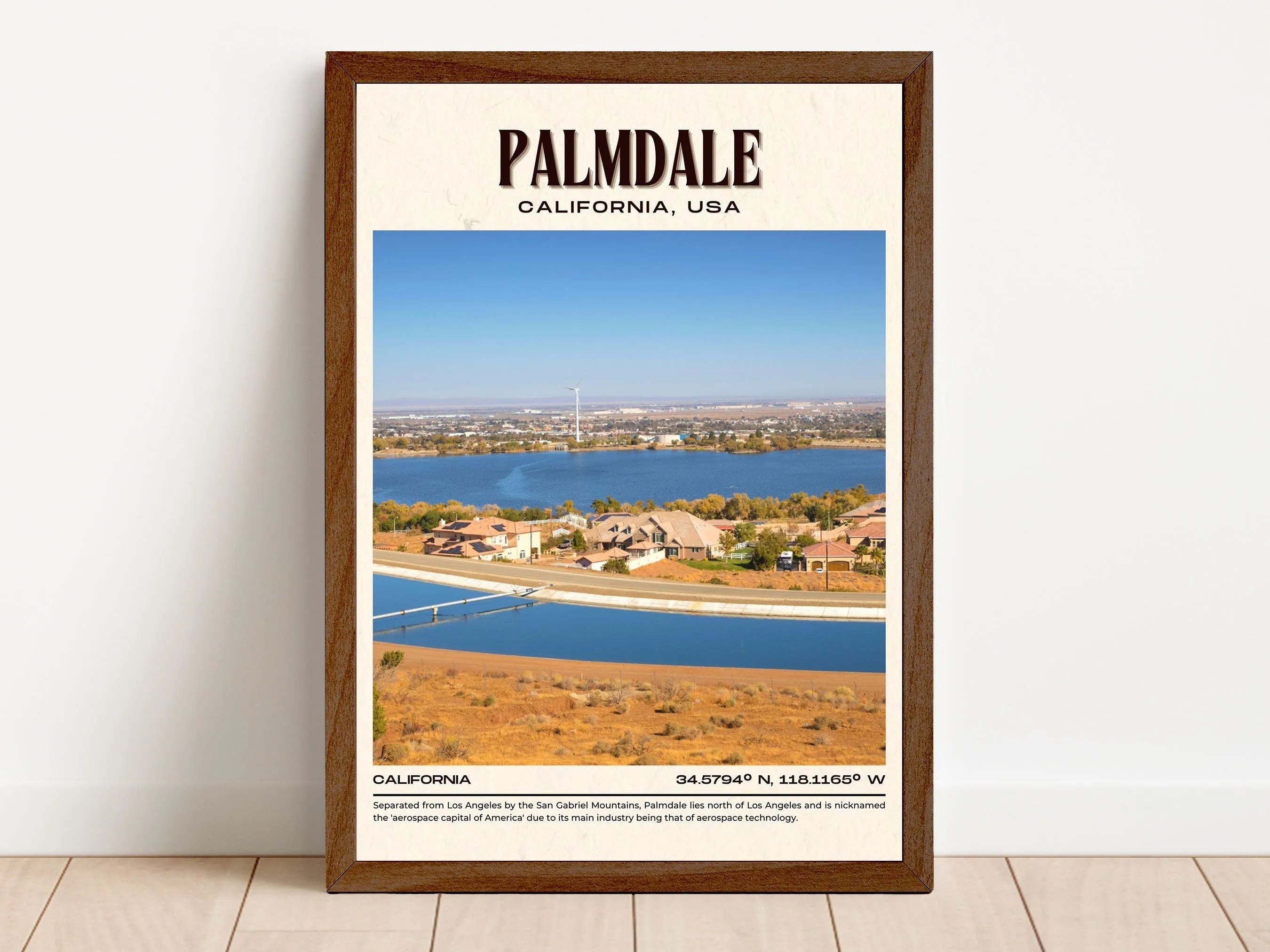 Palmdale Vintage Wall Art, California, USA