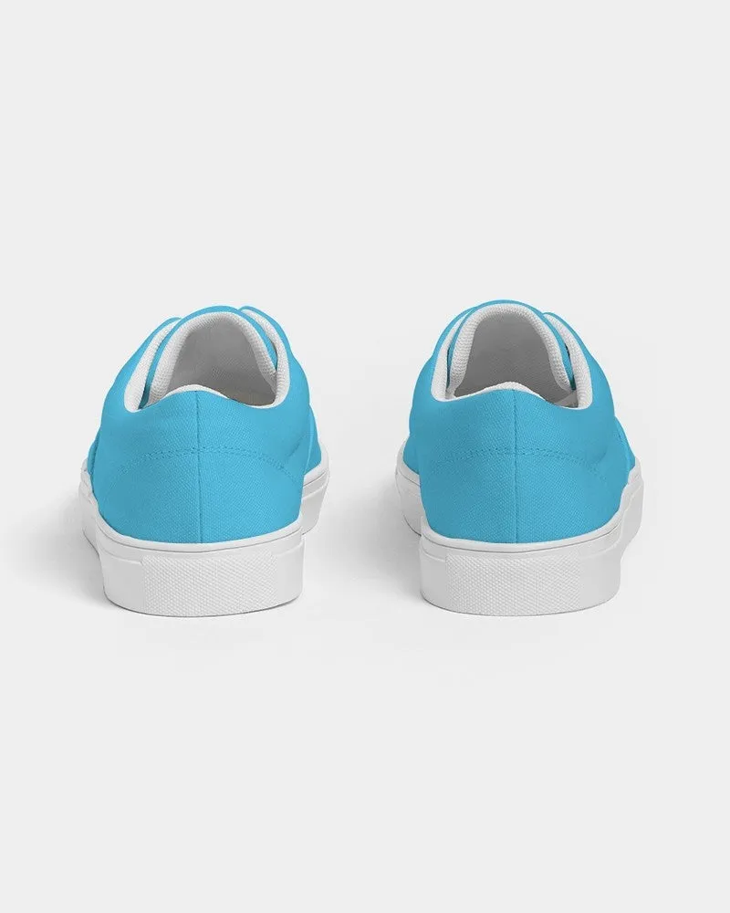 Pastel Cyan Men's Canvas Sneakers | Men's | Bright Pastel Cyan | C60M0Y0K0