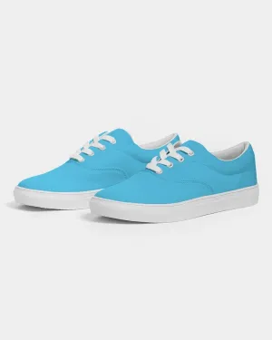 Pastel Cyan Men's Canvas Sneakers | Men's | Bright Pastel Cyan | C60M0Y0K0