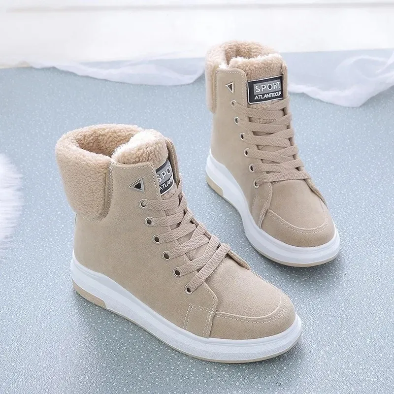 Pepper - Durable Lace-Up Winter Boots for Women