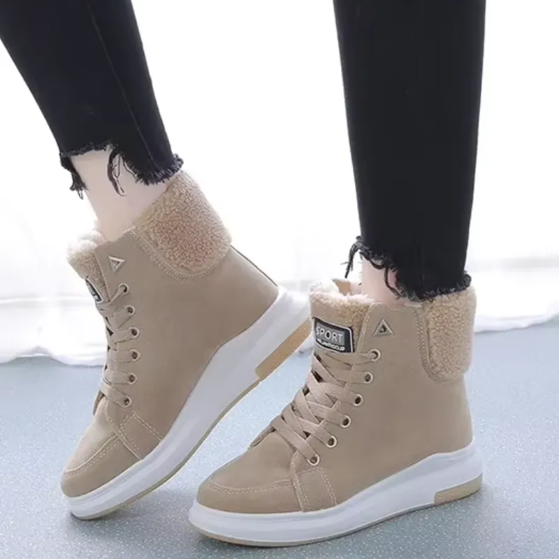 Pepper - Durable Lace-Up Winter Boots for Women