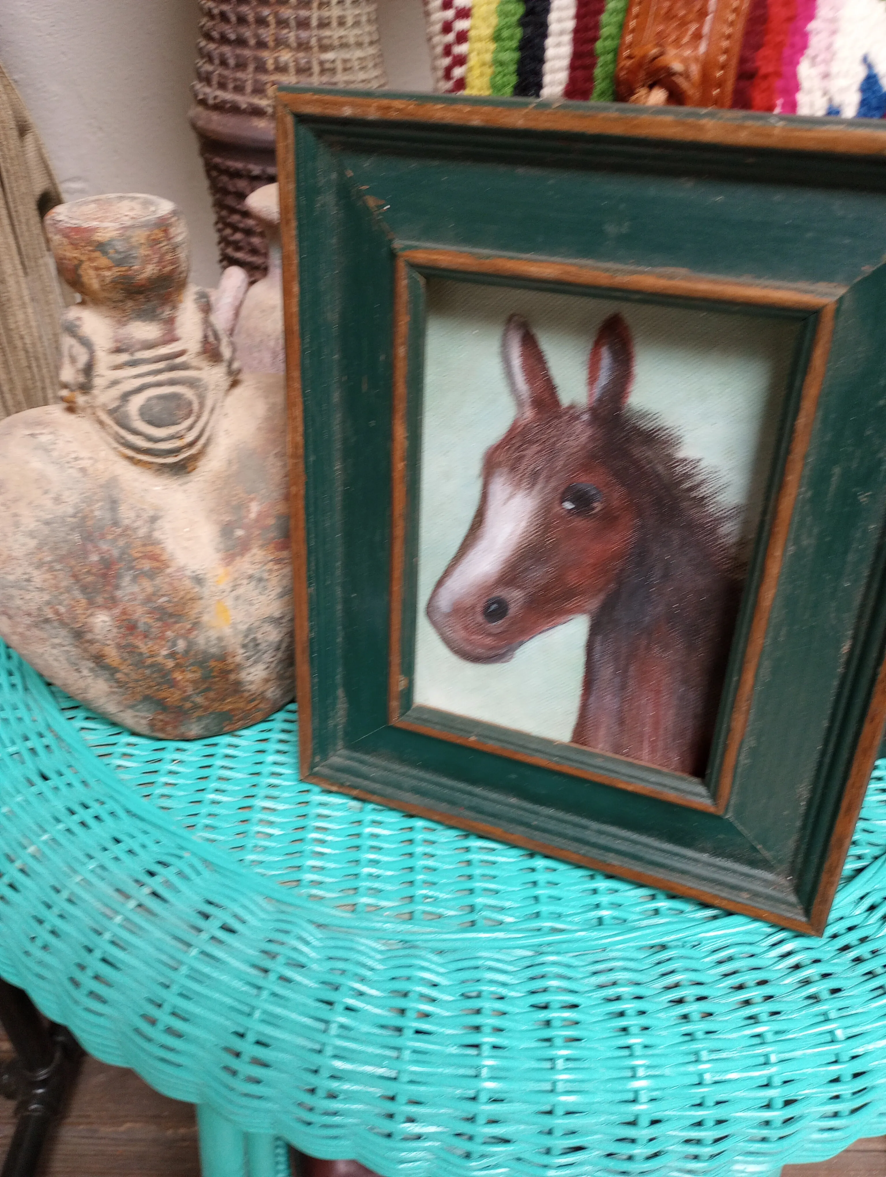 Petite Framed Horse Print