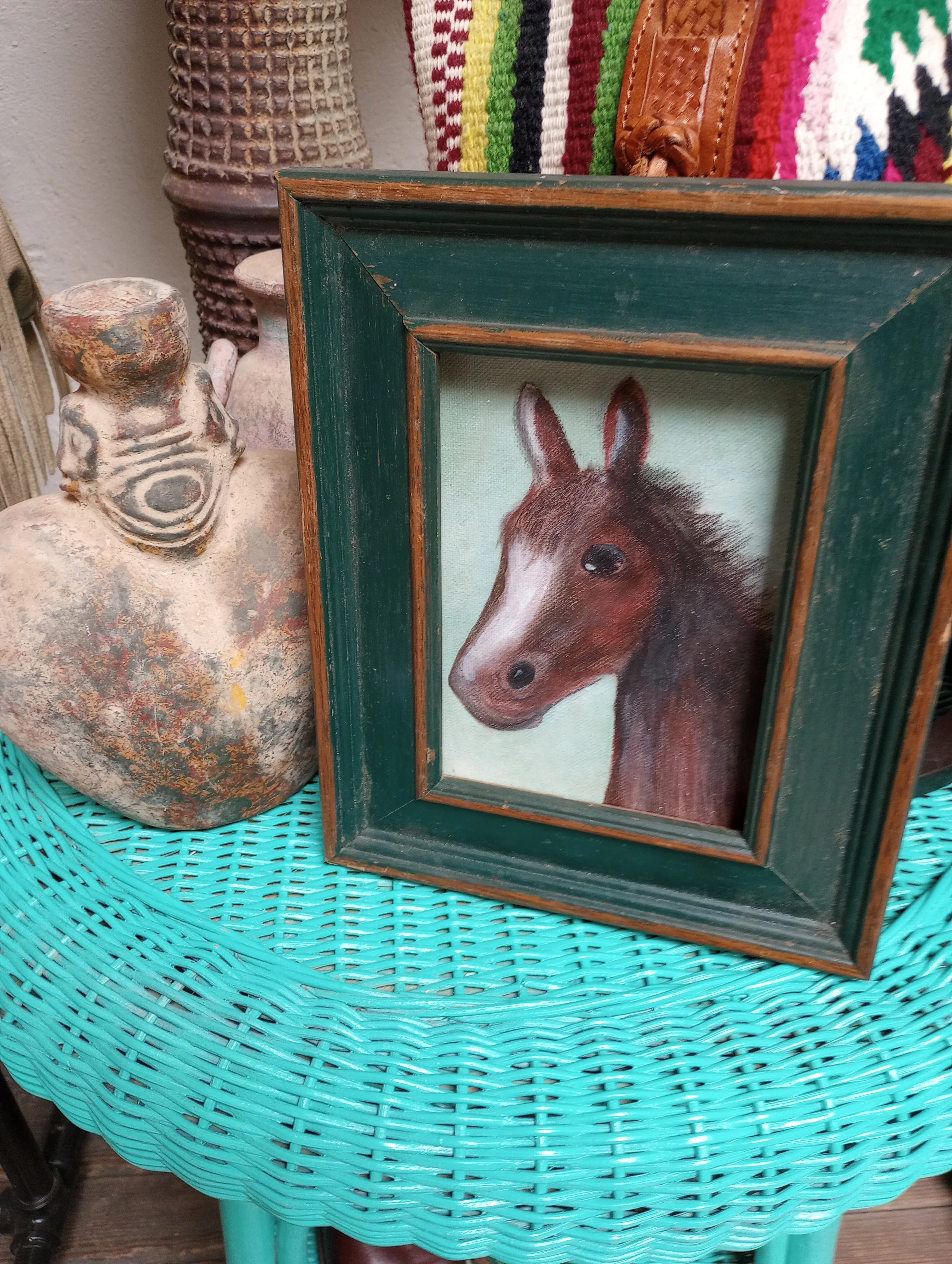 Petite Framed Horse Print