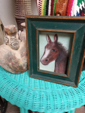 Petite Framed Horse Print