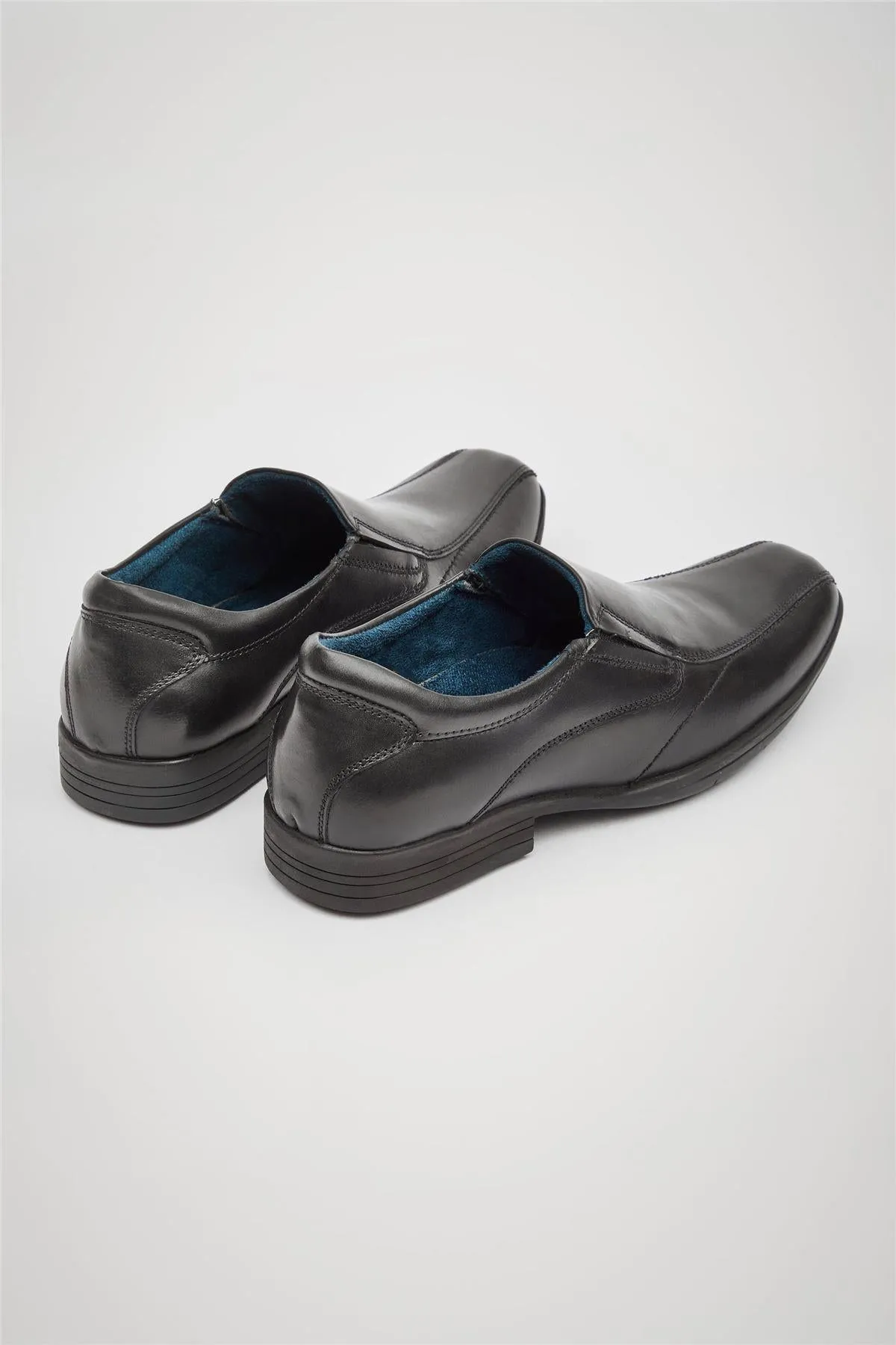 POD Dundee Leather Shoes for Mens in Black, 6 to 17