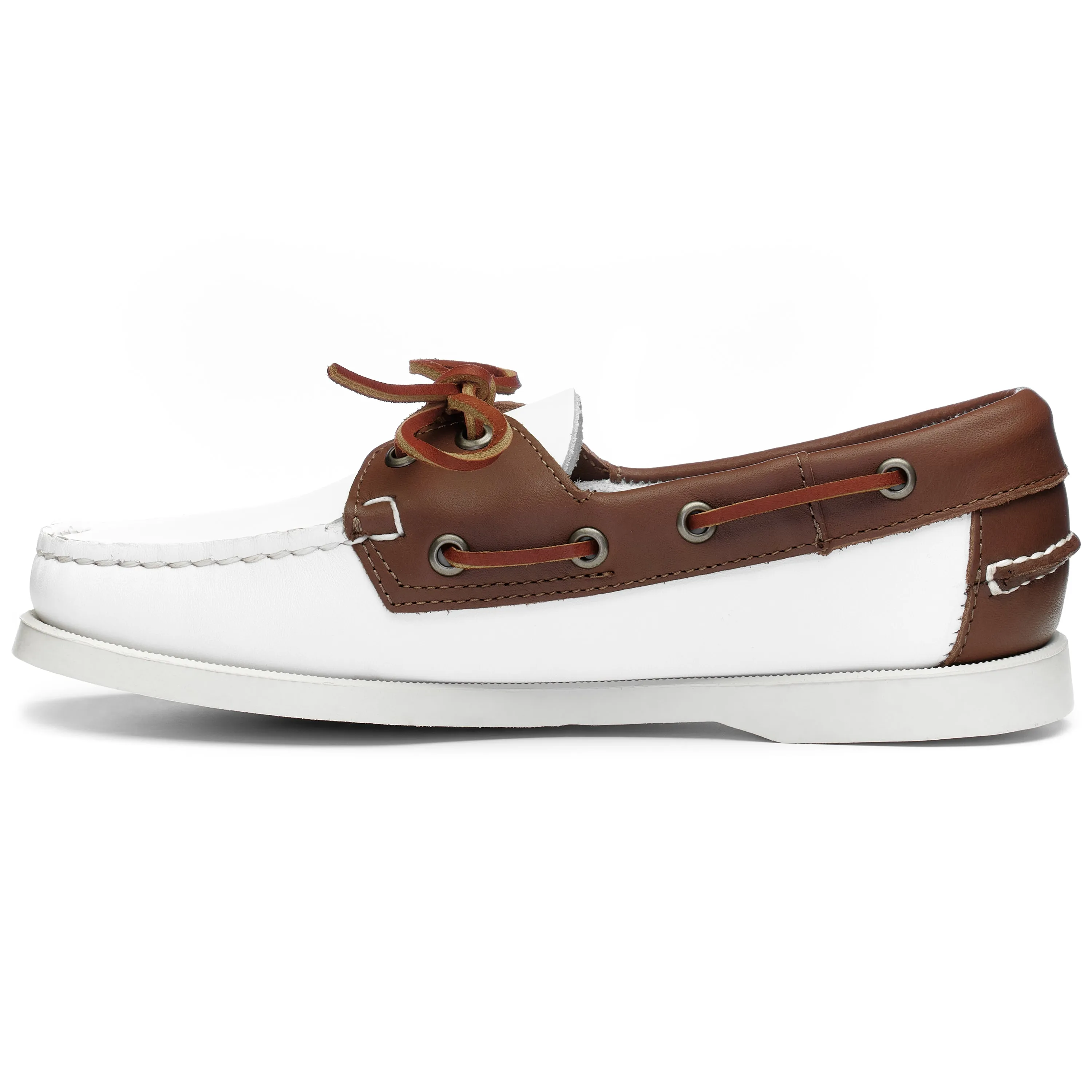 Portland Woman - White & Brown