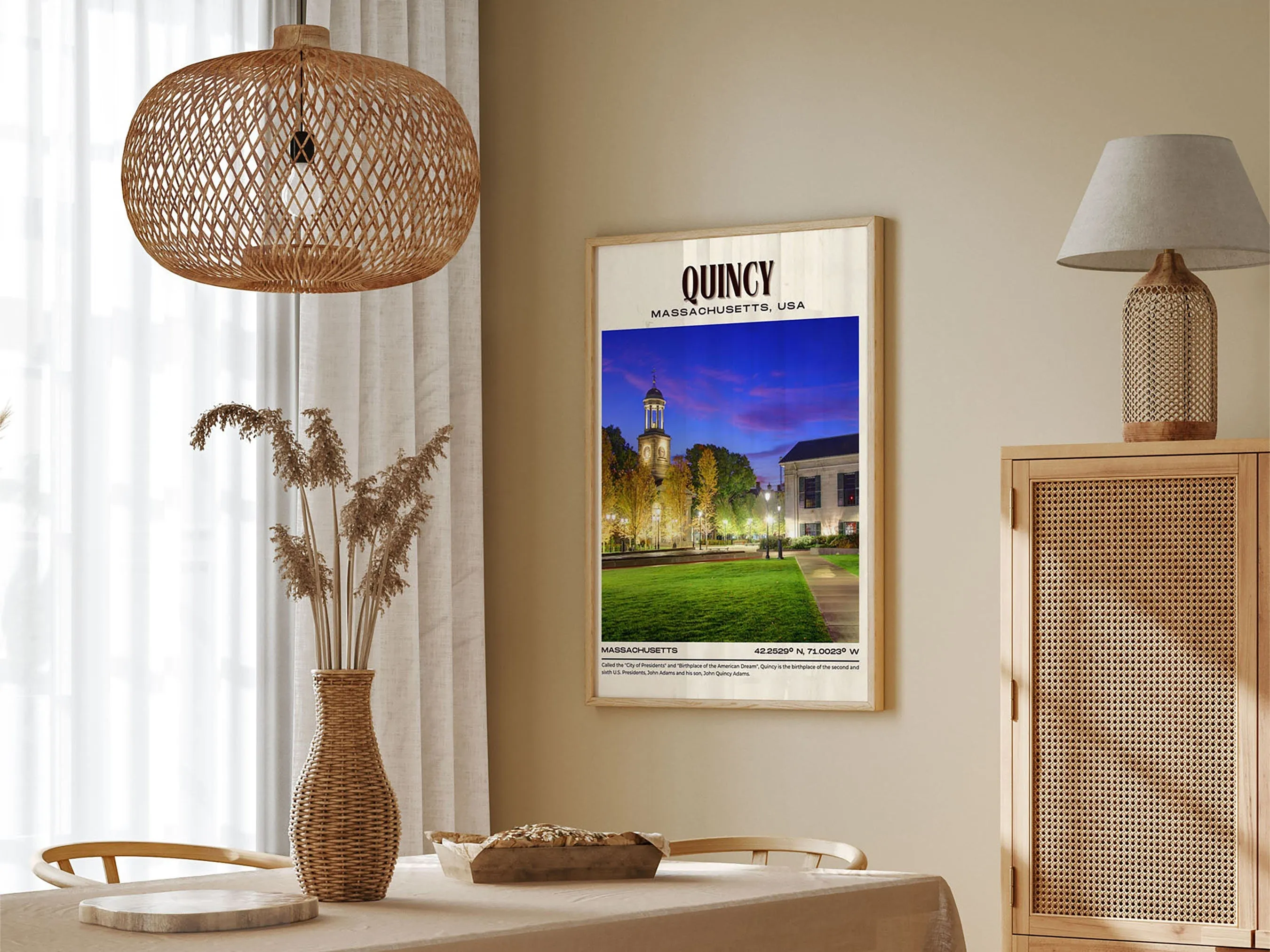 Quincy Vintage Wall Art, Massachusetts, USA