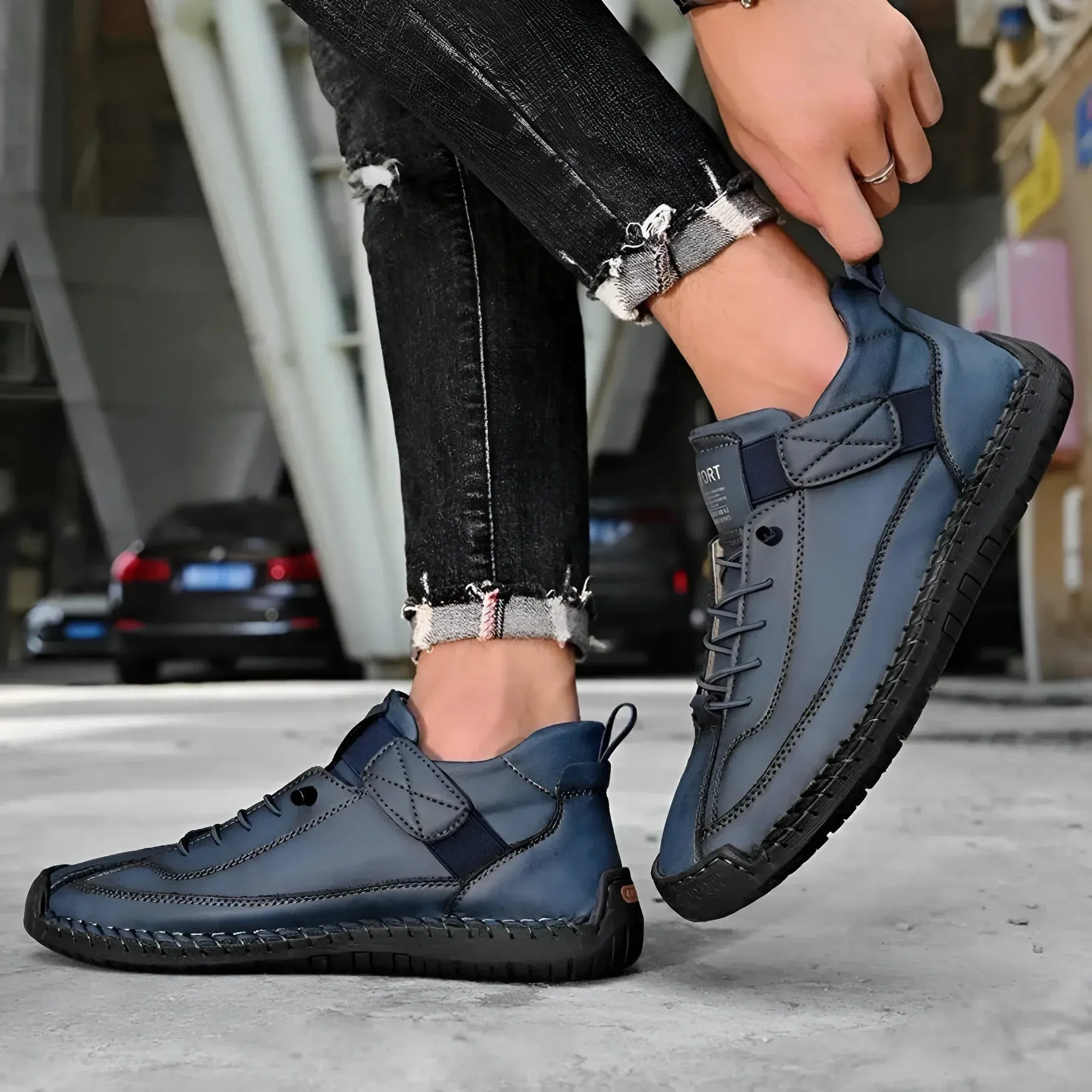 Rainer | Hand-stitched leather loafers