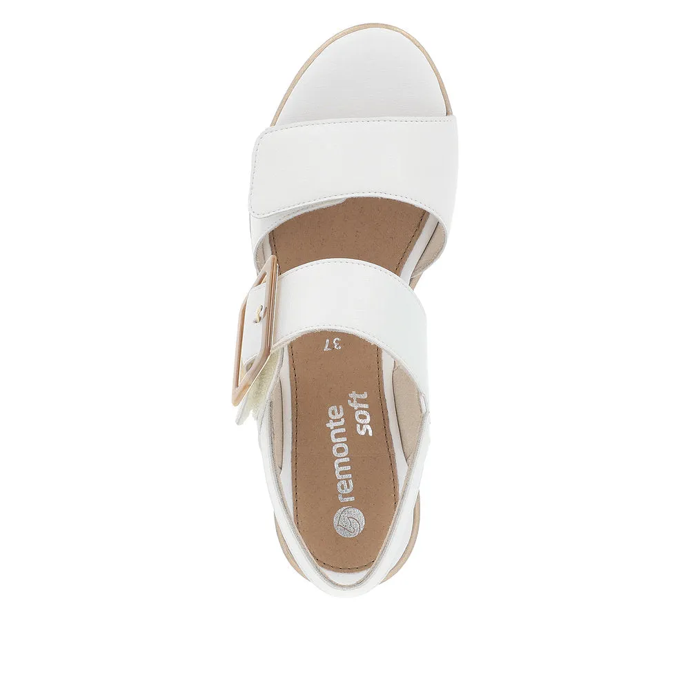 Remonte High Wedge Sandal White
