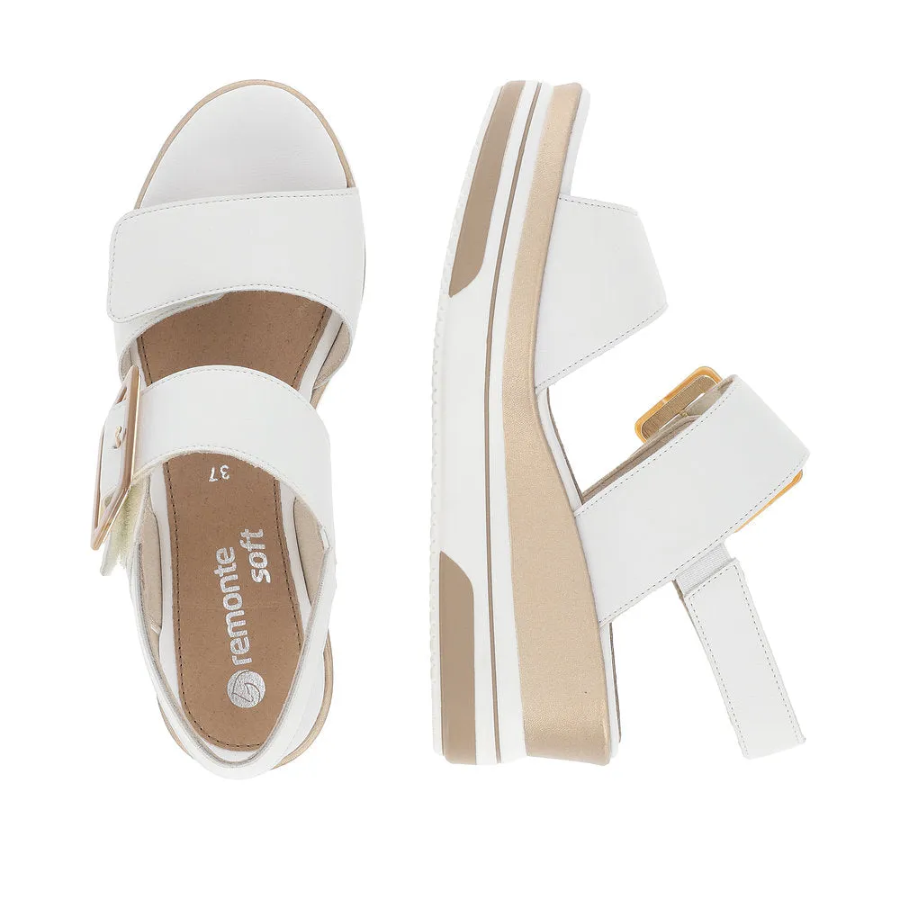 Remonte High Wedge Sandal White