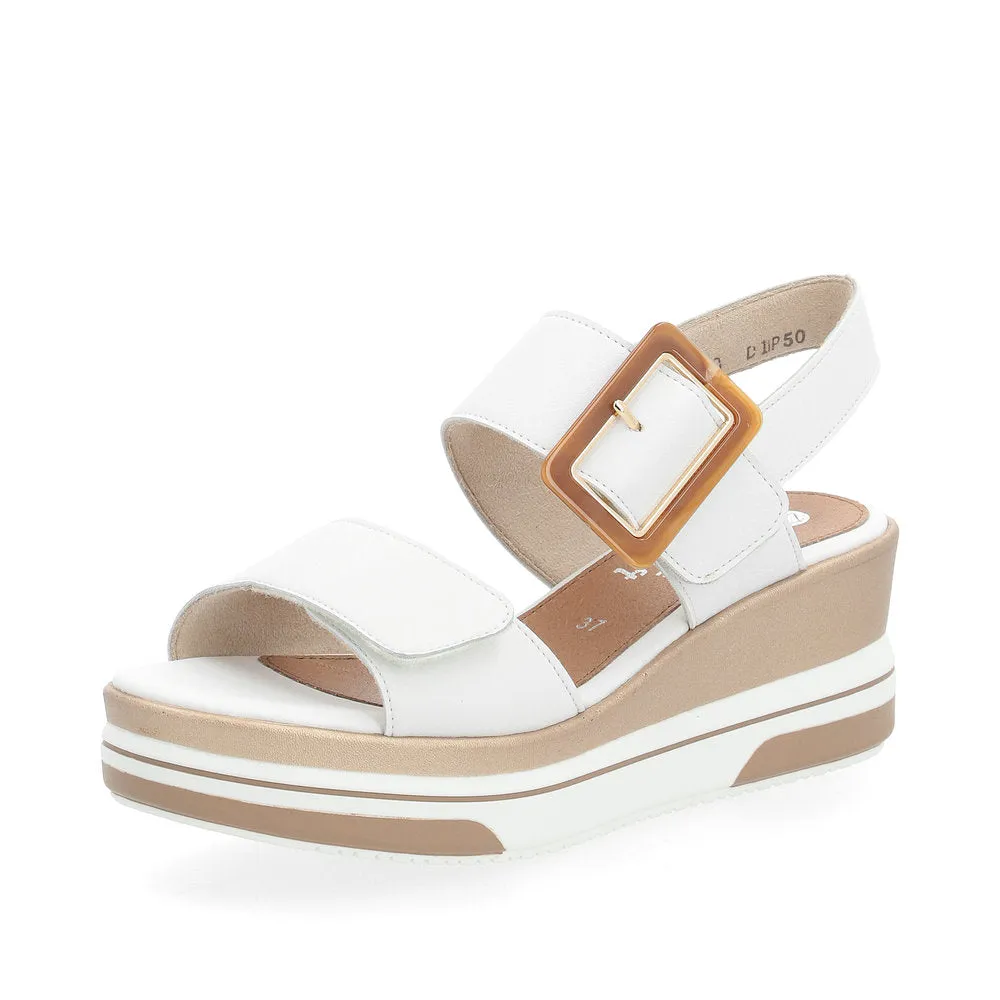 Remonte High Wedge Sandal White