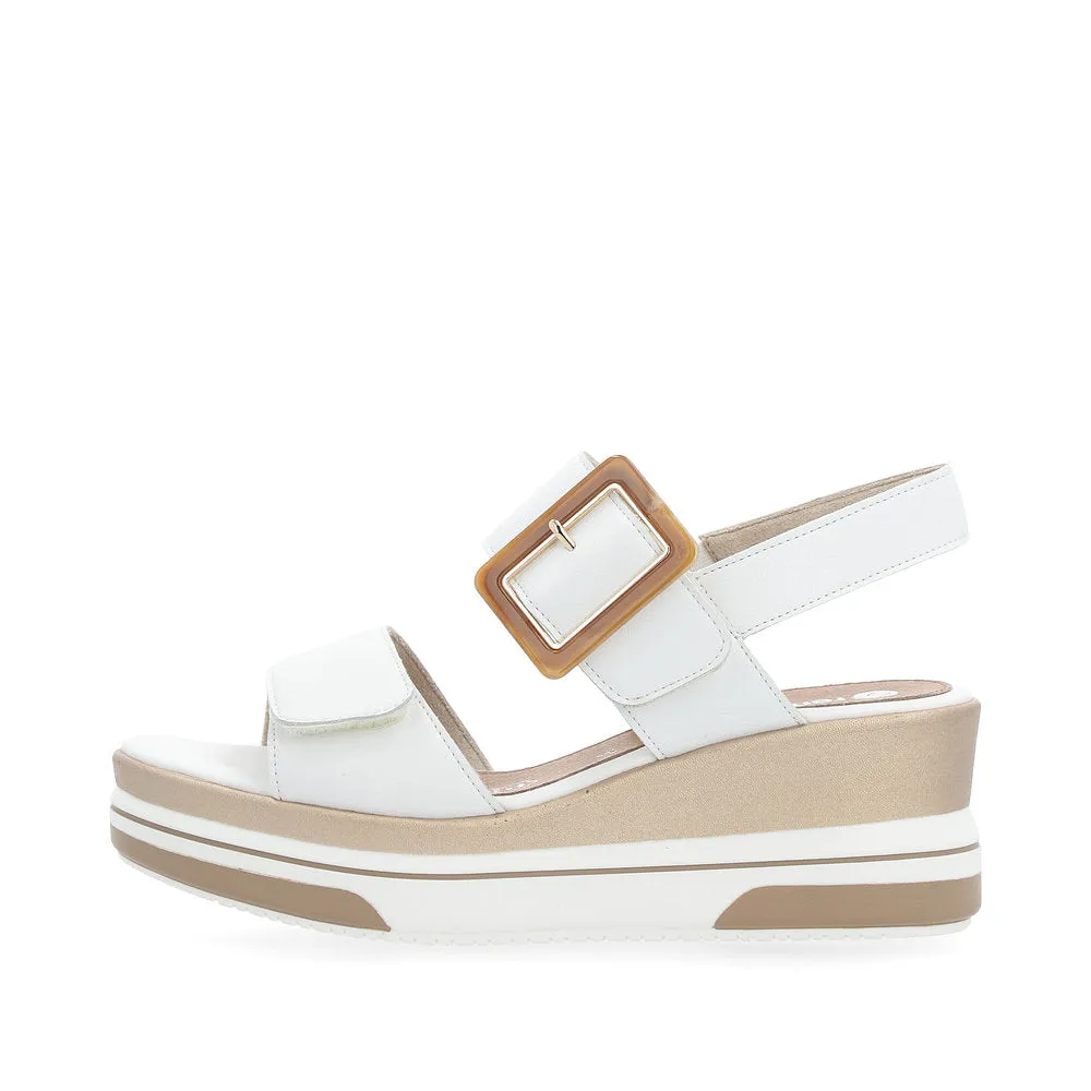 Remonte High Wedge Sandal White