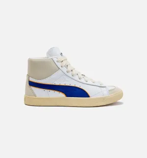 Rhuigi Clyde Mid BBall Mens Lifestyle Shoe - White/Blue