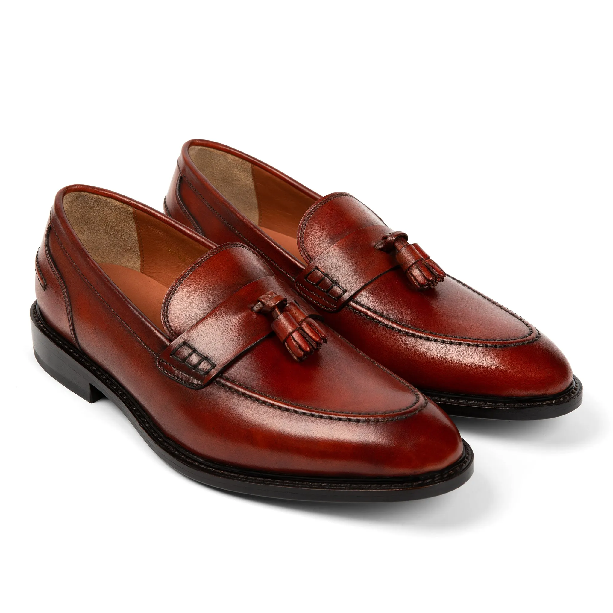 Riverton Tassel Loafer // Sienna Rouge Tan