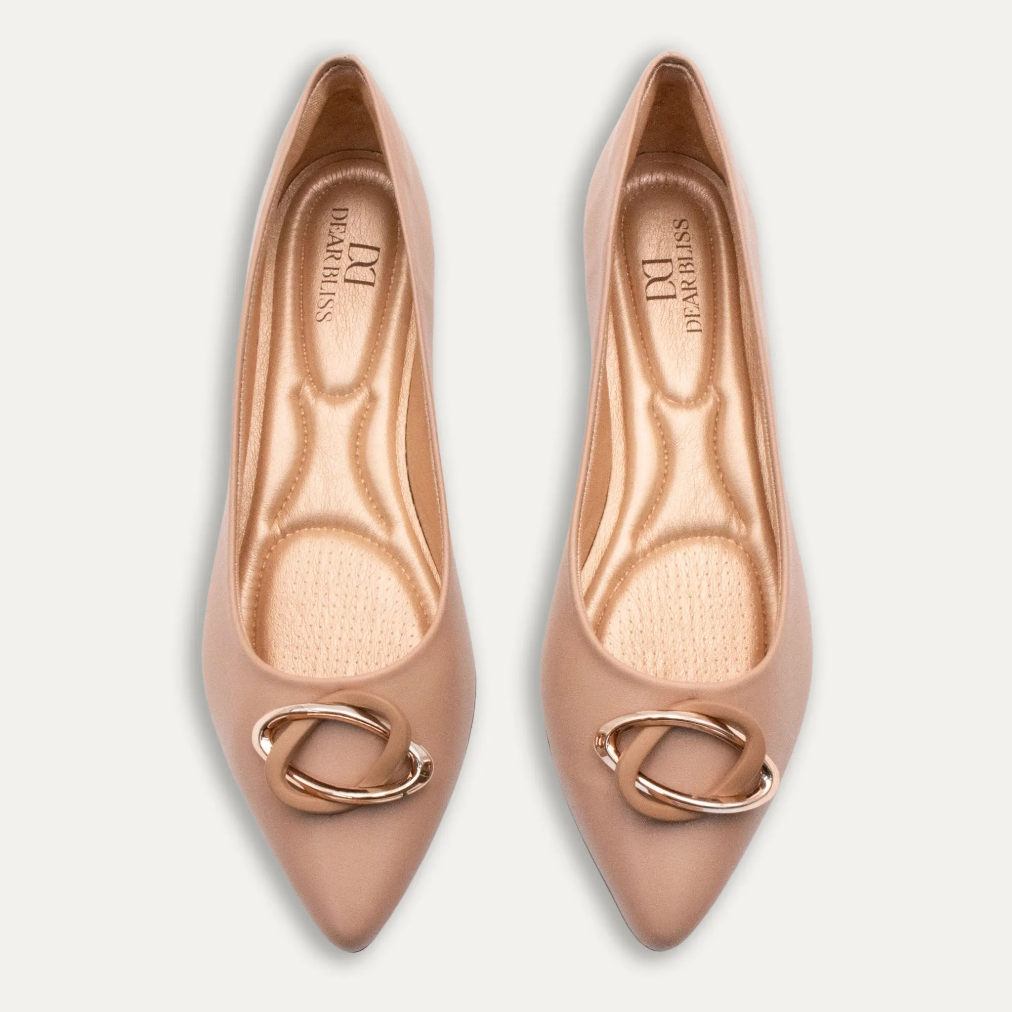 Rosa Antique Pointed Toe Flats