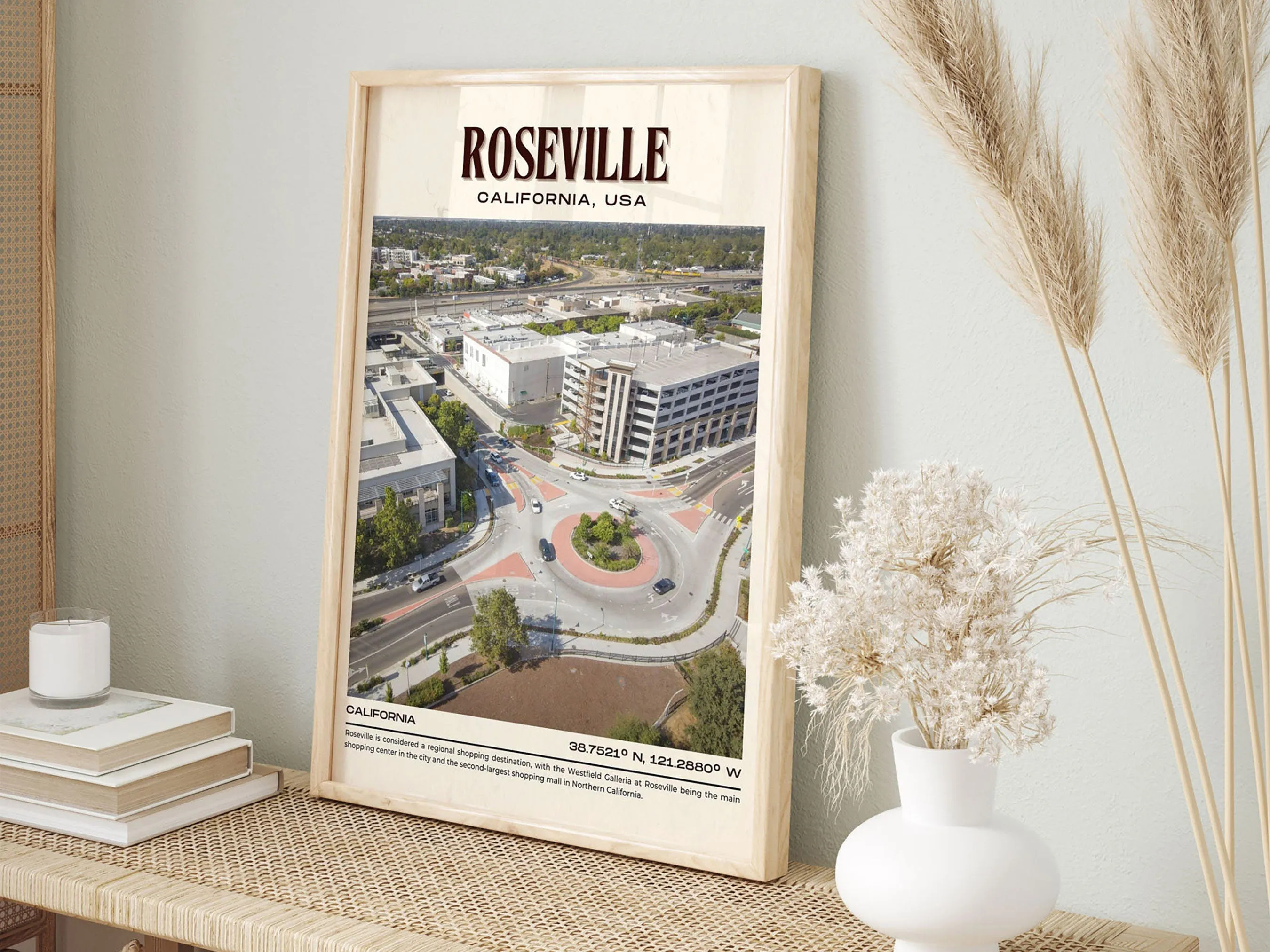 Roseville Vintage Wall Art, California, USA