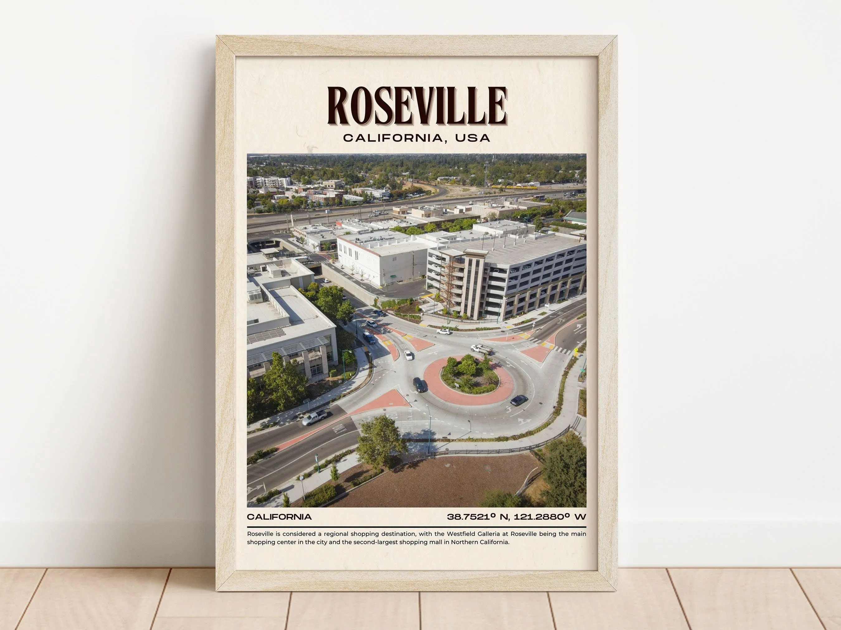 Roseville Vintage Wall Art, California, USA