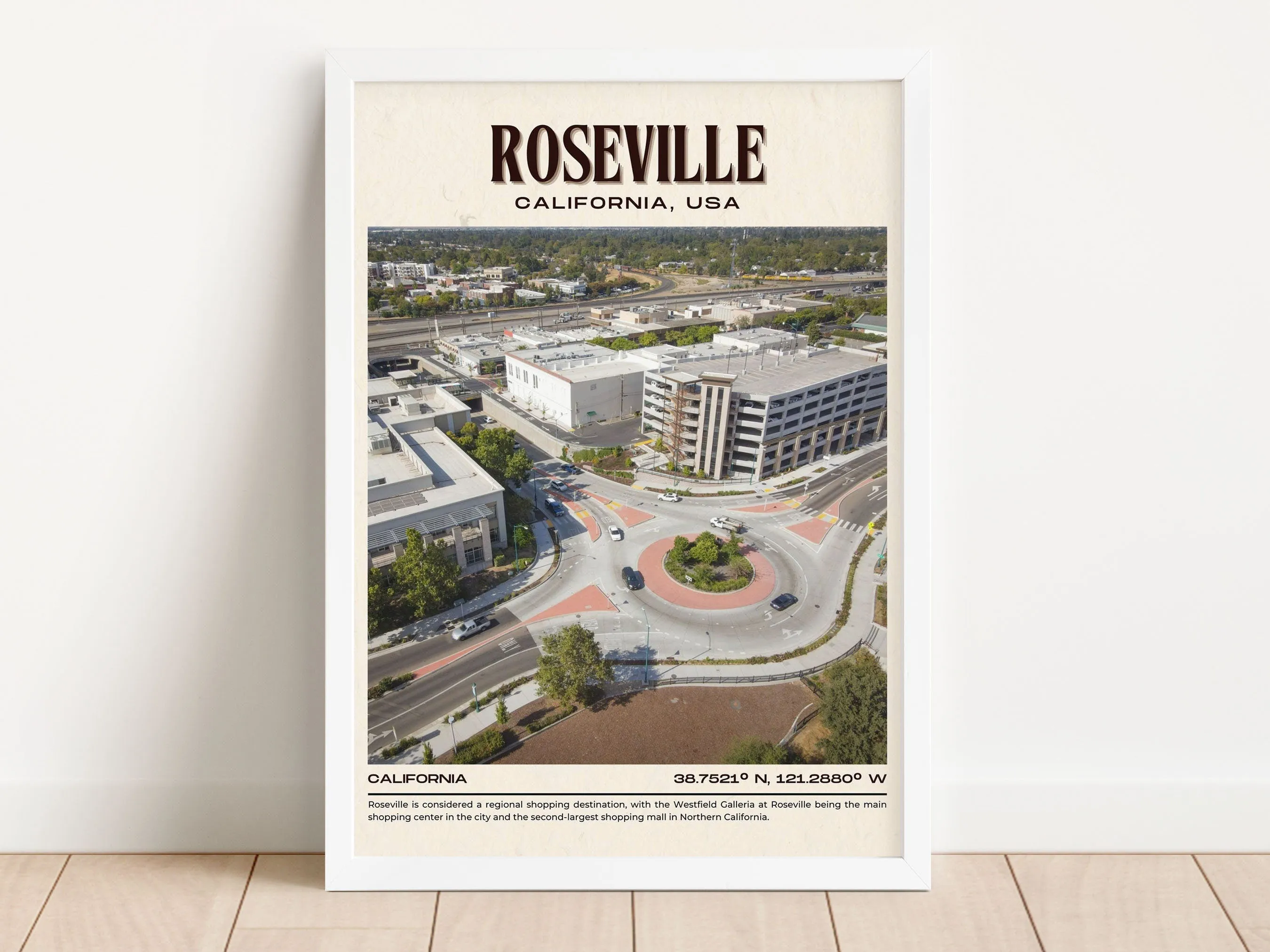 Roseville Vintage Wall Art, California, USA