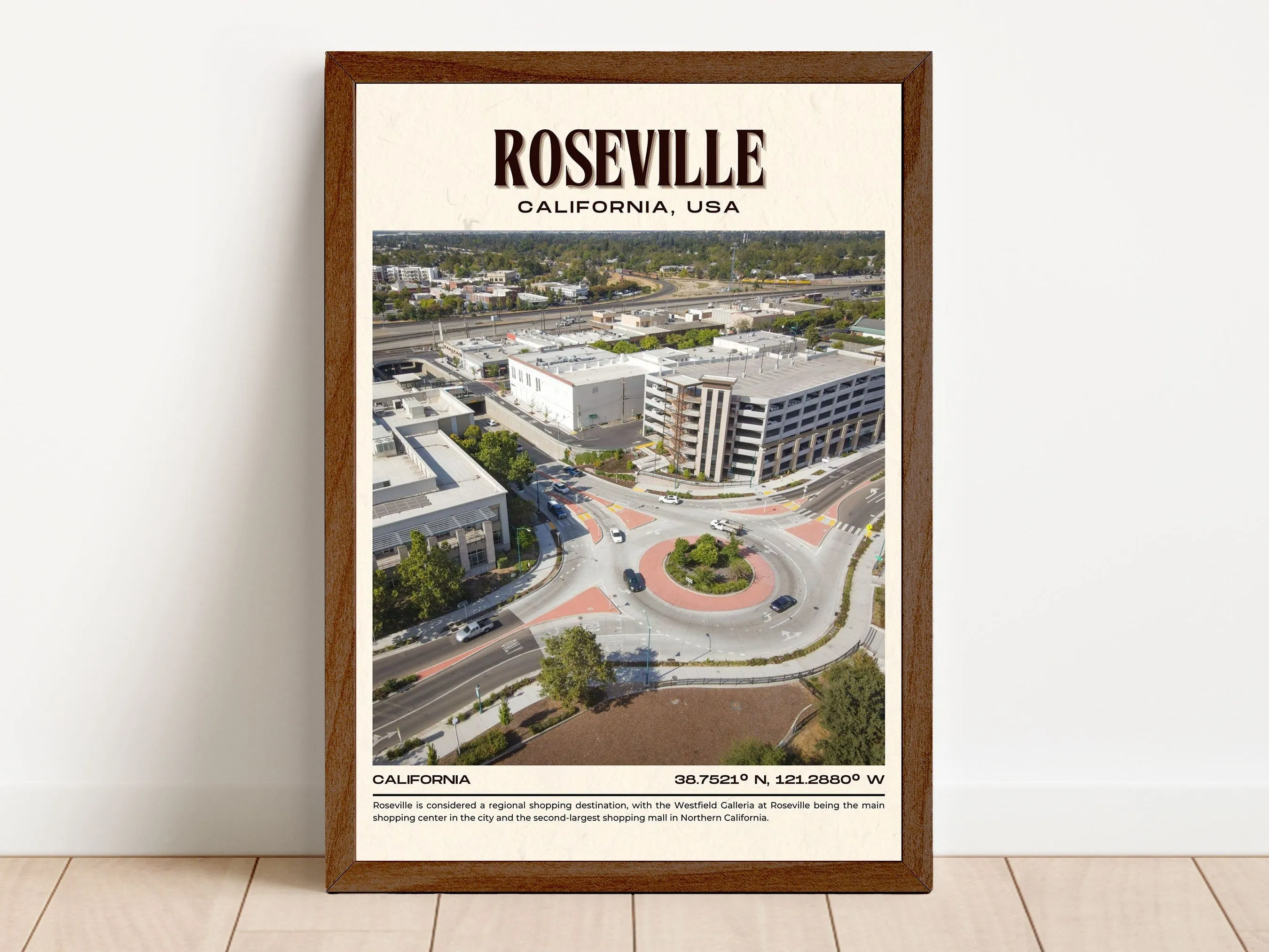 Roseville Vintage Wall Art, California, USA