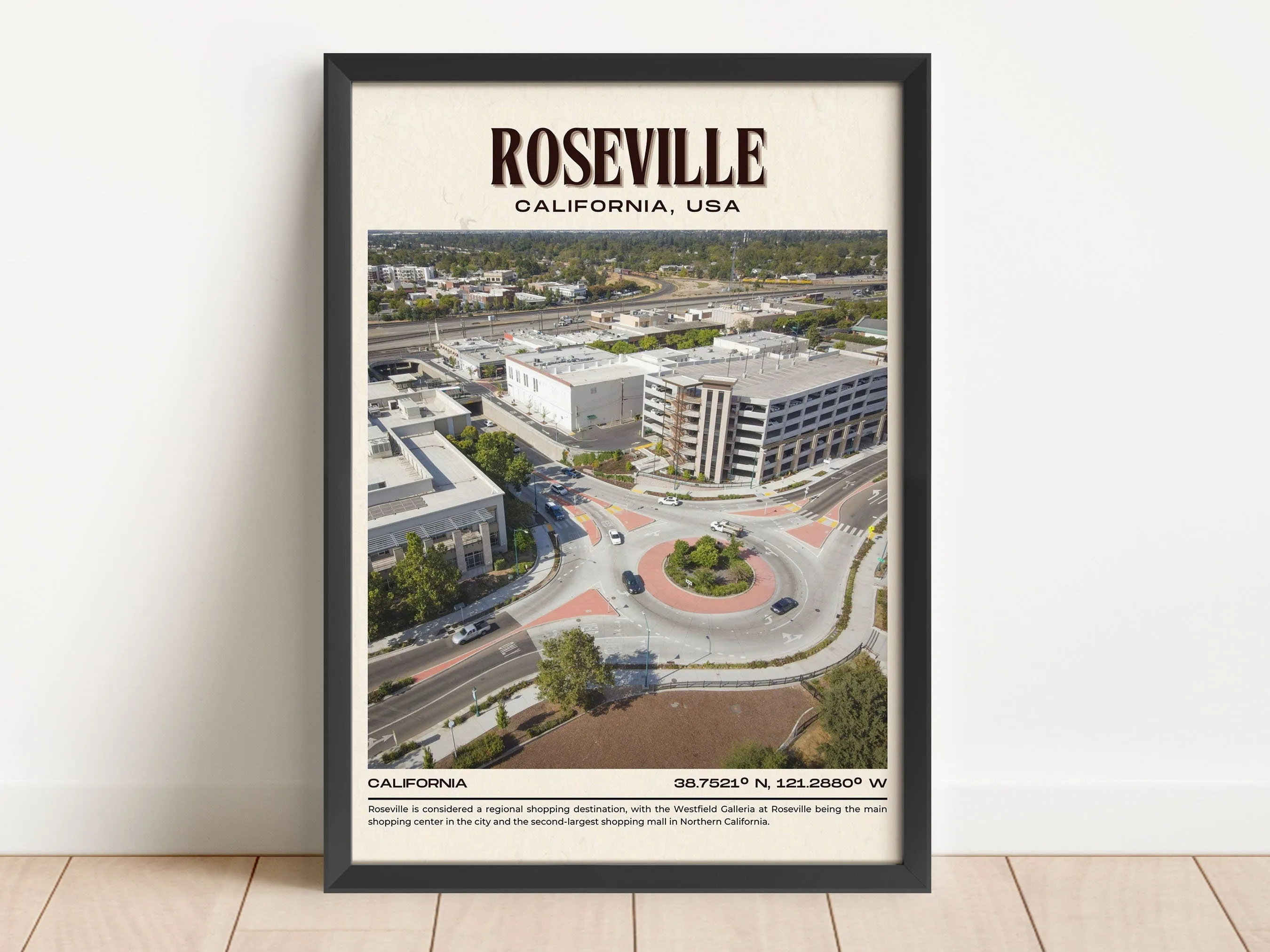 Roseville Vintage Wall Art, California, USA