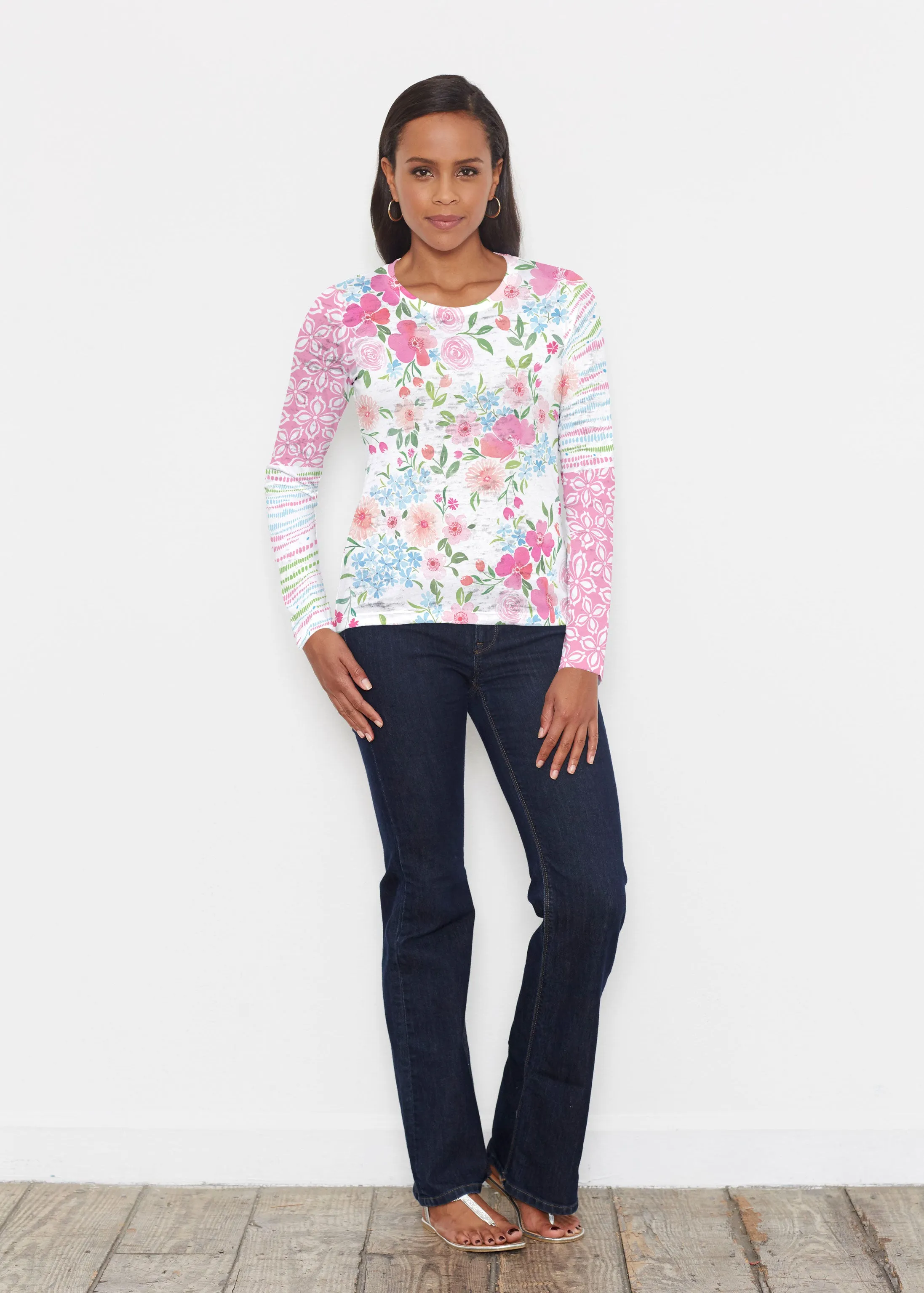 Rosie Dots (8053) ~ Signature Long Sleeve Crew Shirt