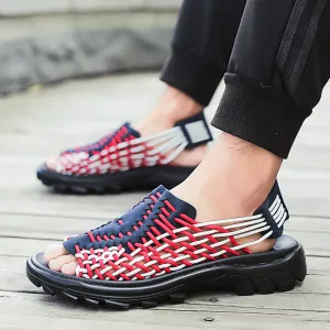 Sandals Men's Summer Drag Style Men's Shoes Korean Urban Beach Shoes Fashion Trend Men's Sandals