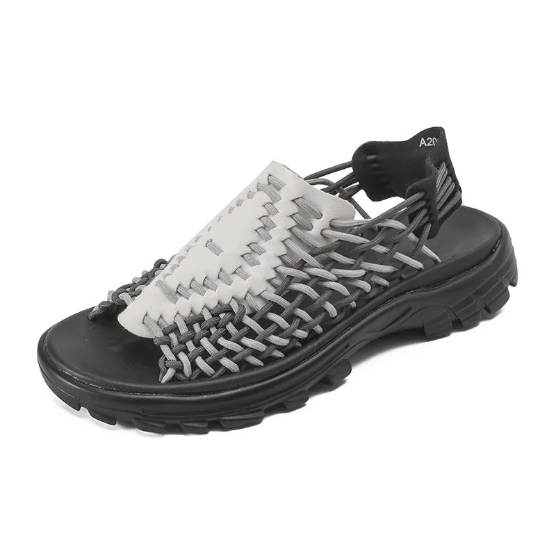 Sandals Men's Summer Drag Style Men's Shoes Korean Urban Beach Shoes Fashion Trend Men's Sandals