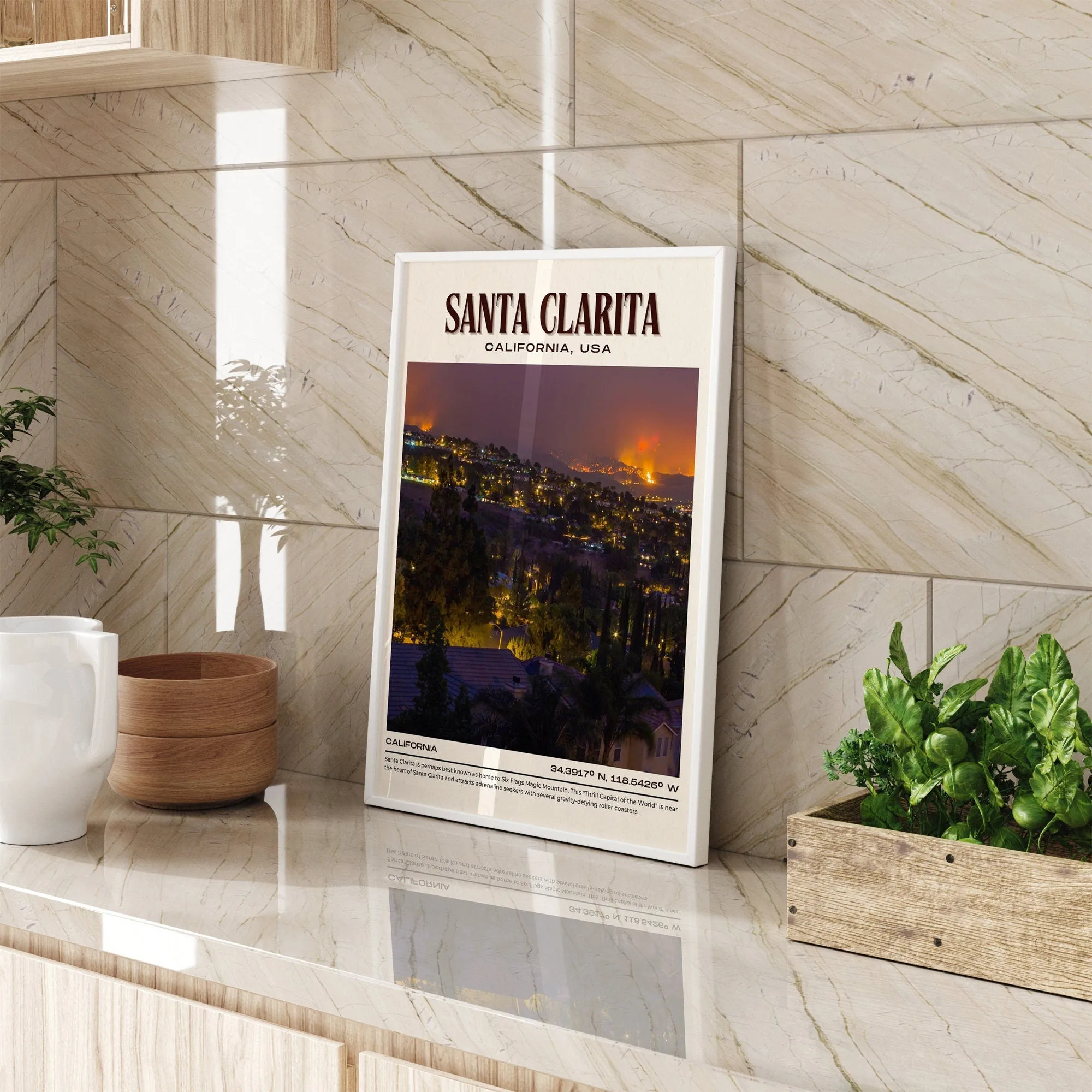 Santa Clarita Vintage Wall Art, California, USA